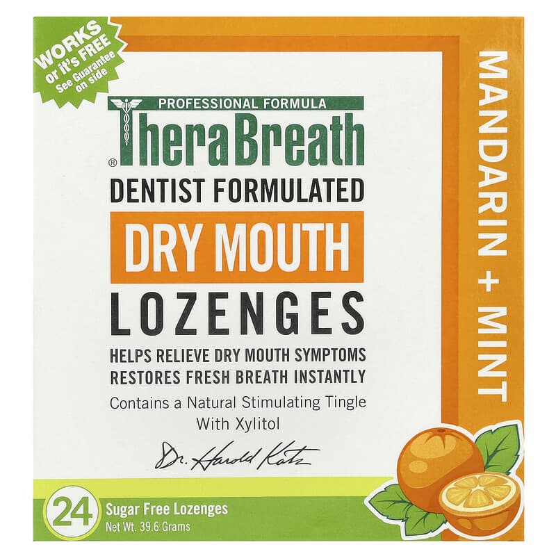TheraBreath Sugar Free Dry Mouth Lozenges