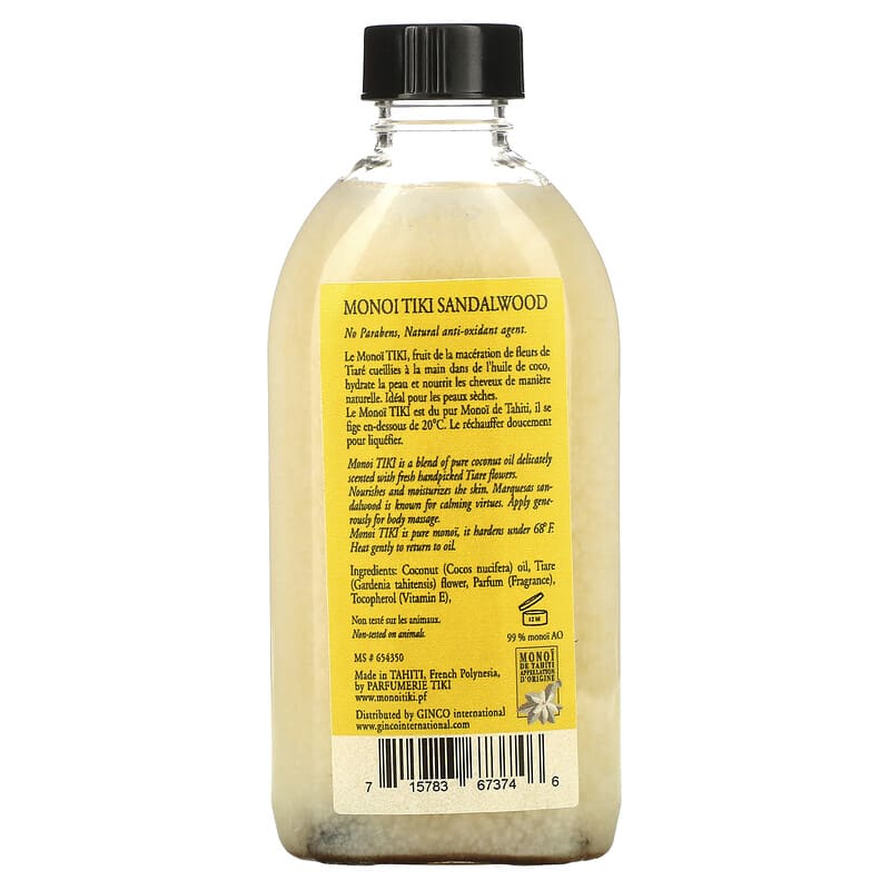 Monoi Tiare Tahiti Coconut Oil 120ml