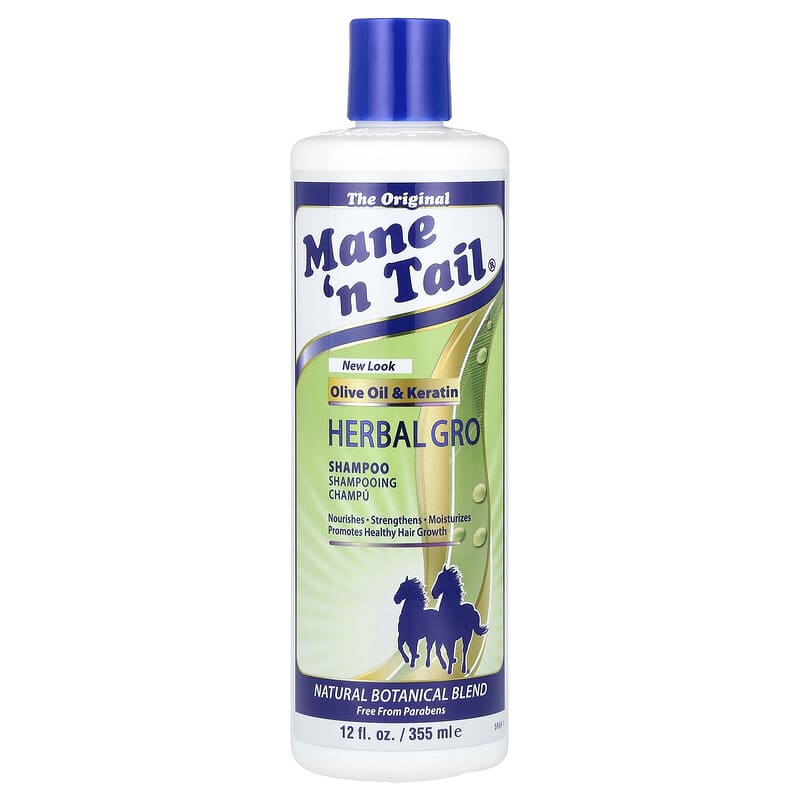Mane 'n Tail Herbal Gro Shampoo Olive Oil & Keratin 355ml