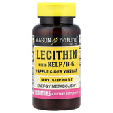 Mason Natural, Lecithin with Kelp/B-6 + Apple Cider Vinegar, 100 Softgels