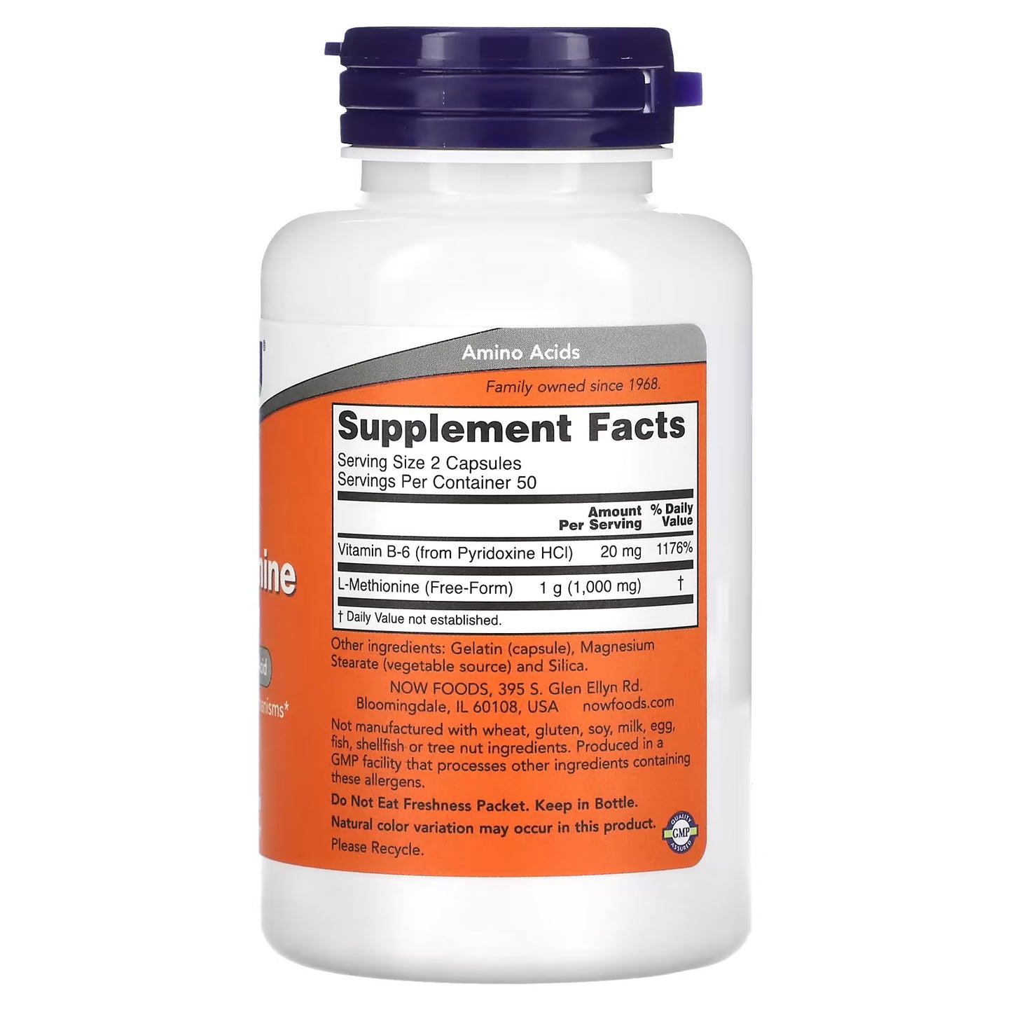NOW Foods L-Methionine