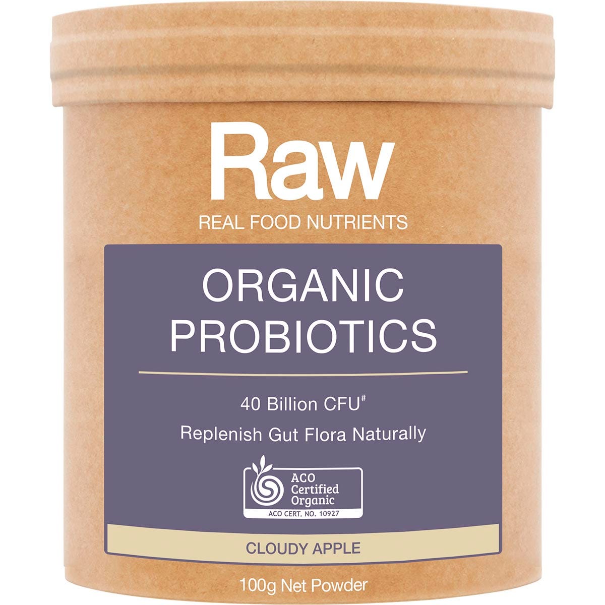 Amazonia Raw Organic Probiotics Cloudy Apple 100g - Amazonia