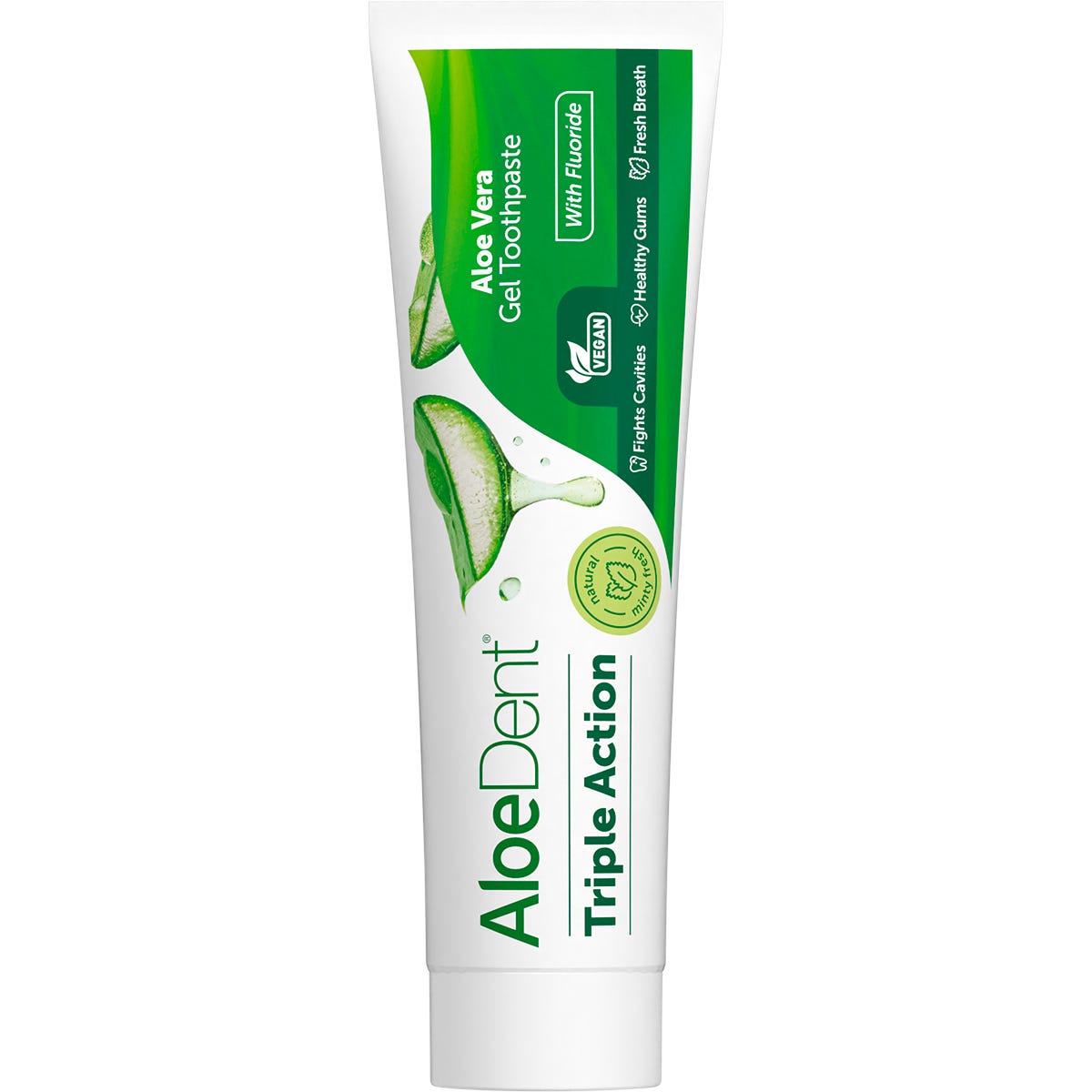 Aloe Dent Toothpaste Triple Action with Fluoride 100ml - Aloe Dent