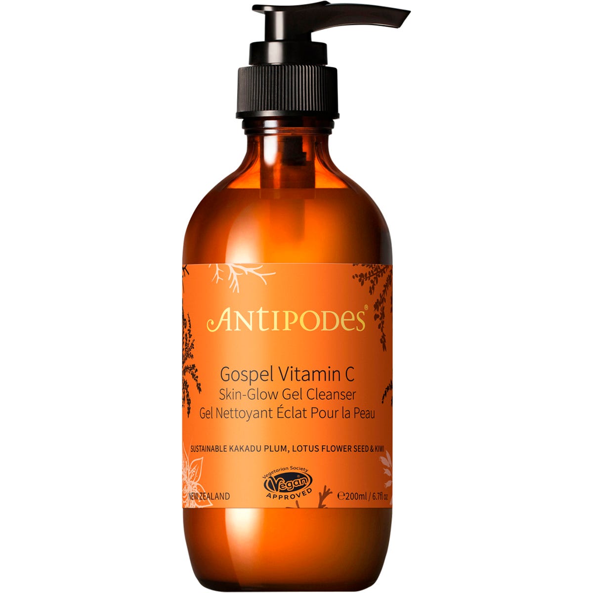 Antipodes Gospel Vitamin C Skin-Glow Gel Cleanser 200ml - Antipodes