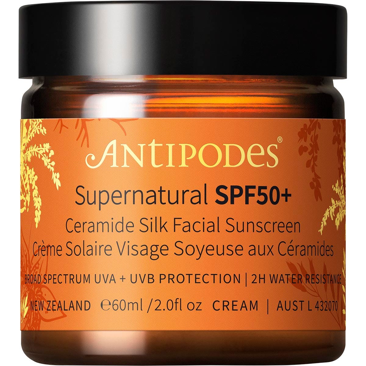 Antipodes Supernatural SPF50+ Ceramide Silk Sunscreen 60ml - Antipodes