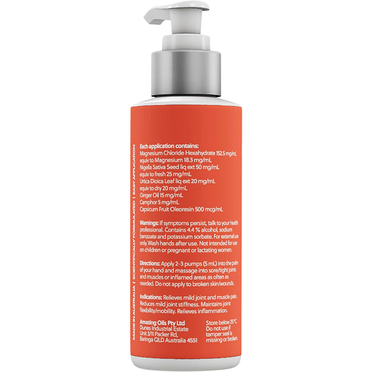 Amazing Oils Magnesium Joint Lotion 125ml - Amazing Oils