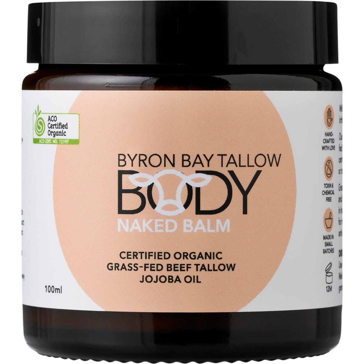 BYRON BAY TALLOW Body Naked Balm 100ml - BYRON BAY TALLOW