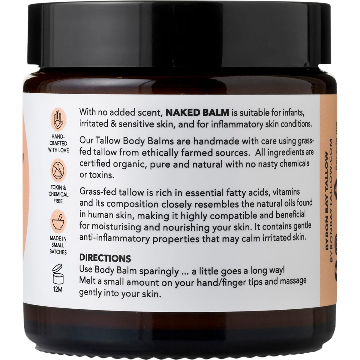 BYRON BAY TALLOW Body Naked Balm 100ml - BYRON BAY TALLOW