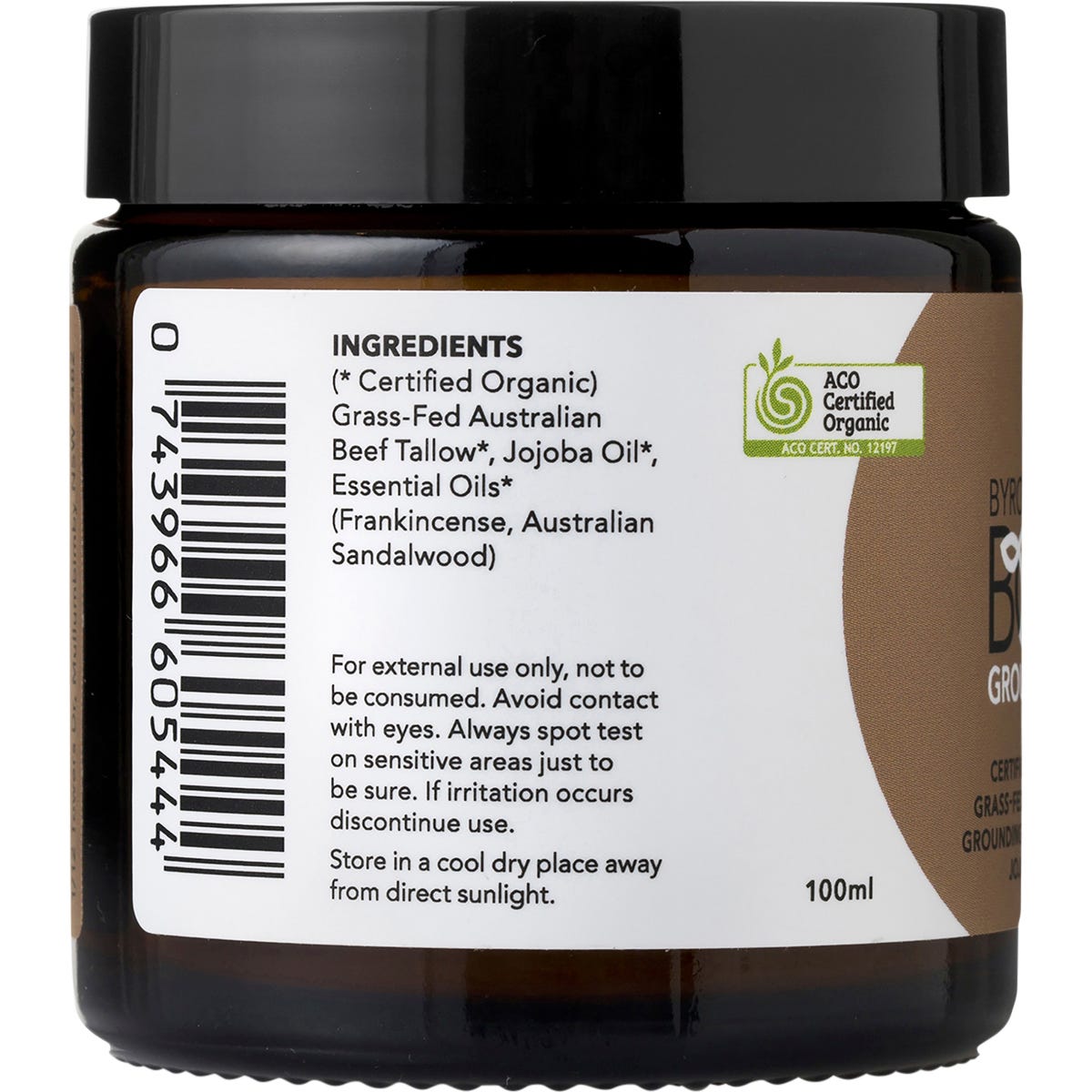 BYRON BAY TALLOW Body Grounding Balm 100ml - BYRON BAY TALLOW