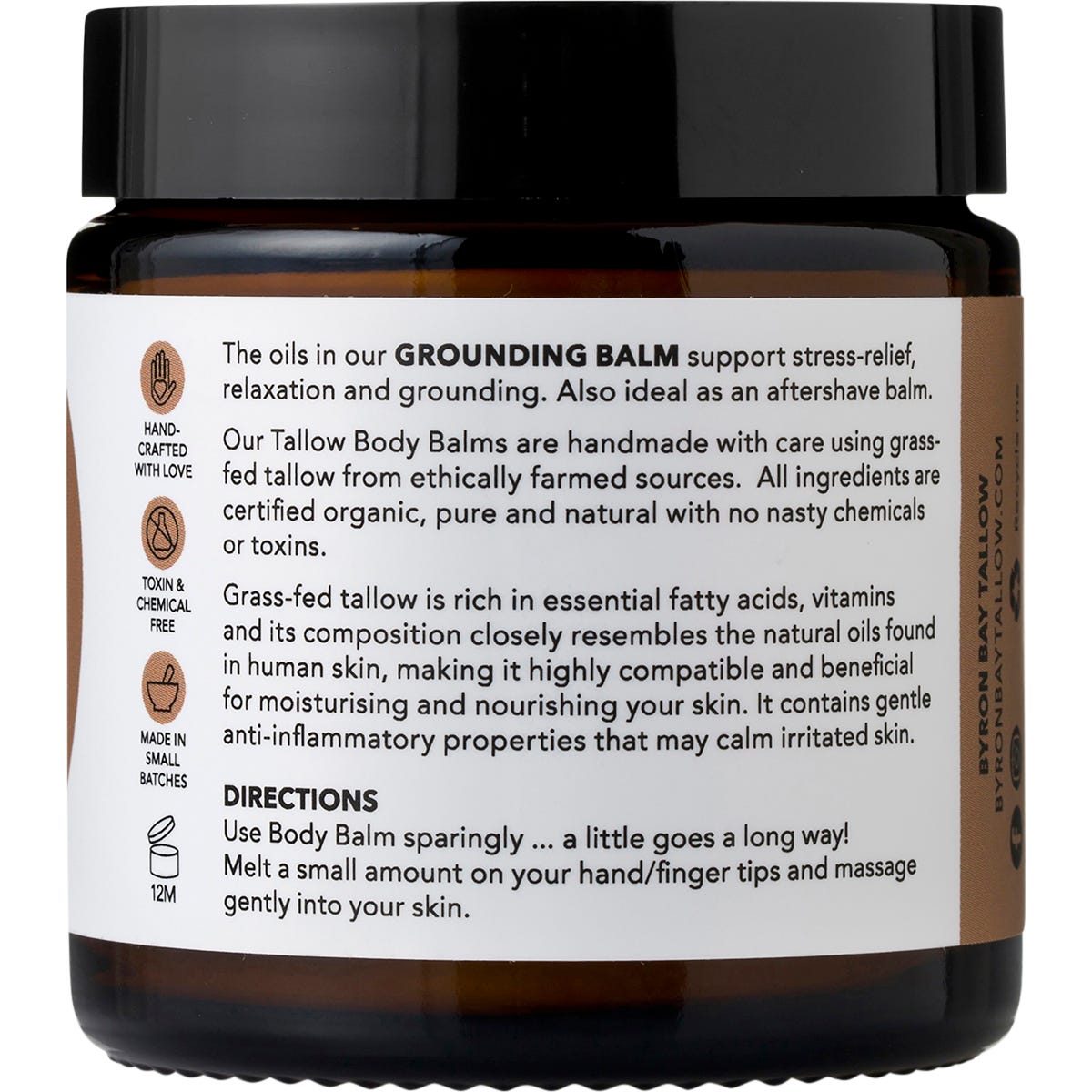 BYRON BAY TALLOW Body Grounding Balm 100ml - BYRON BAY TALLOW