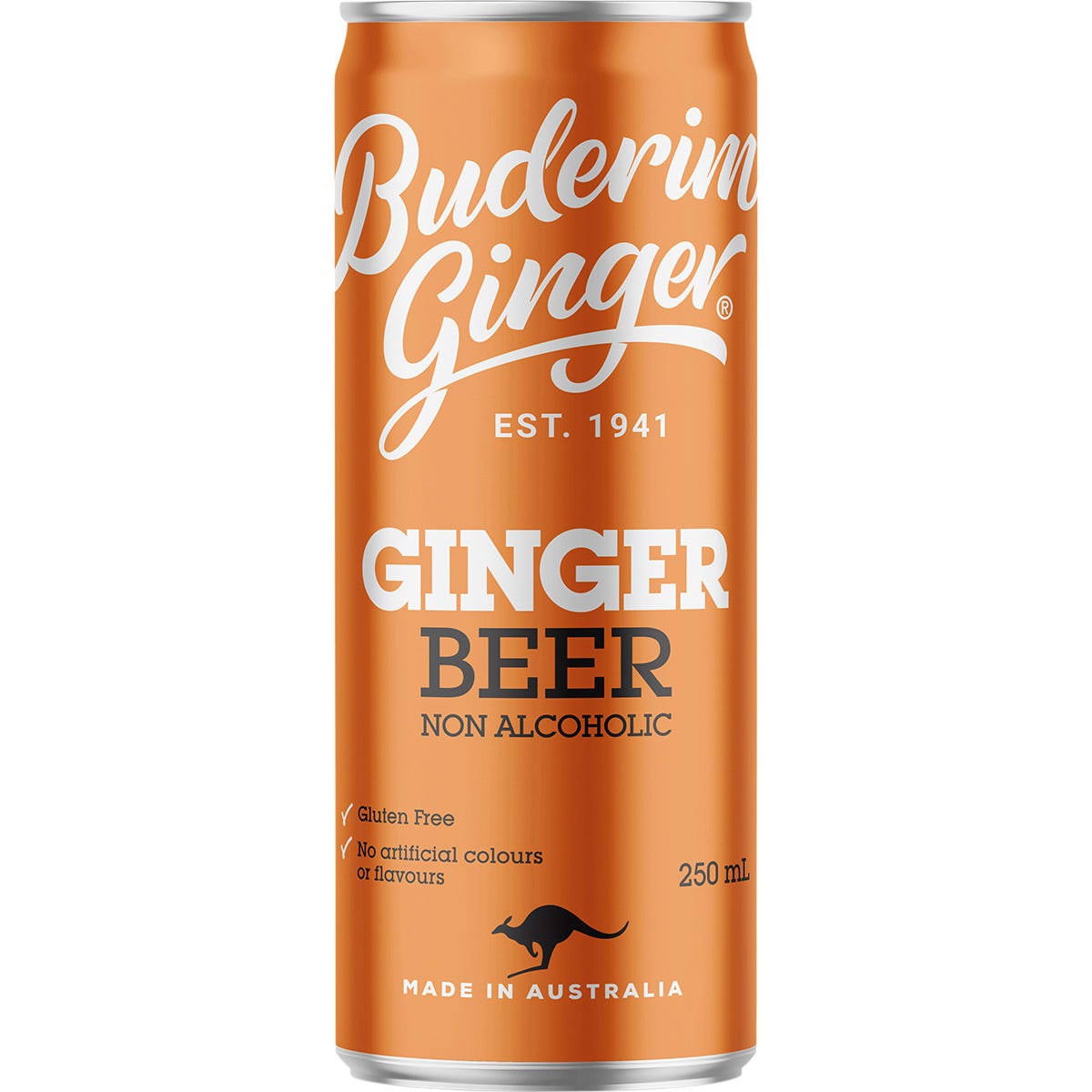 Buderim Ginger Ginger Beer Non Alcoholic 4x250ml - Buderim Ginger