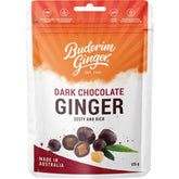 Buderim Ginger Dark Chocolate Ginger Zesty and Rich 125g - Buderim Ginger