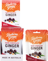 Buderim Ginger Dark Chocolate Ginger Zesty and Rich 12x40g - Buderim Ginger