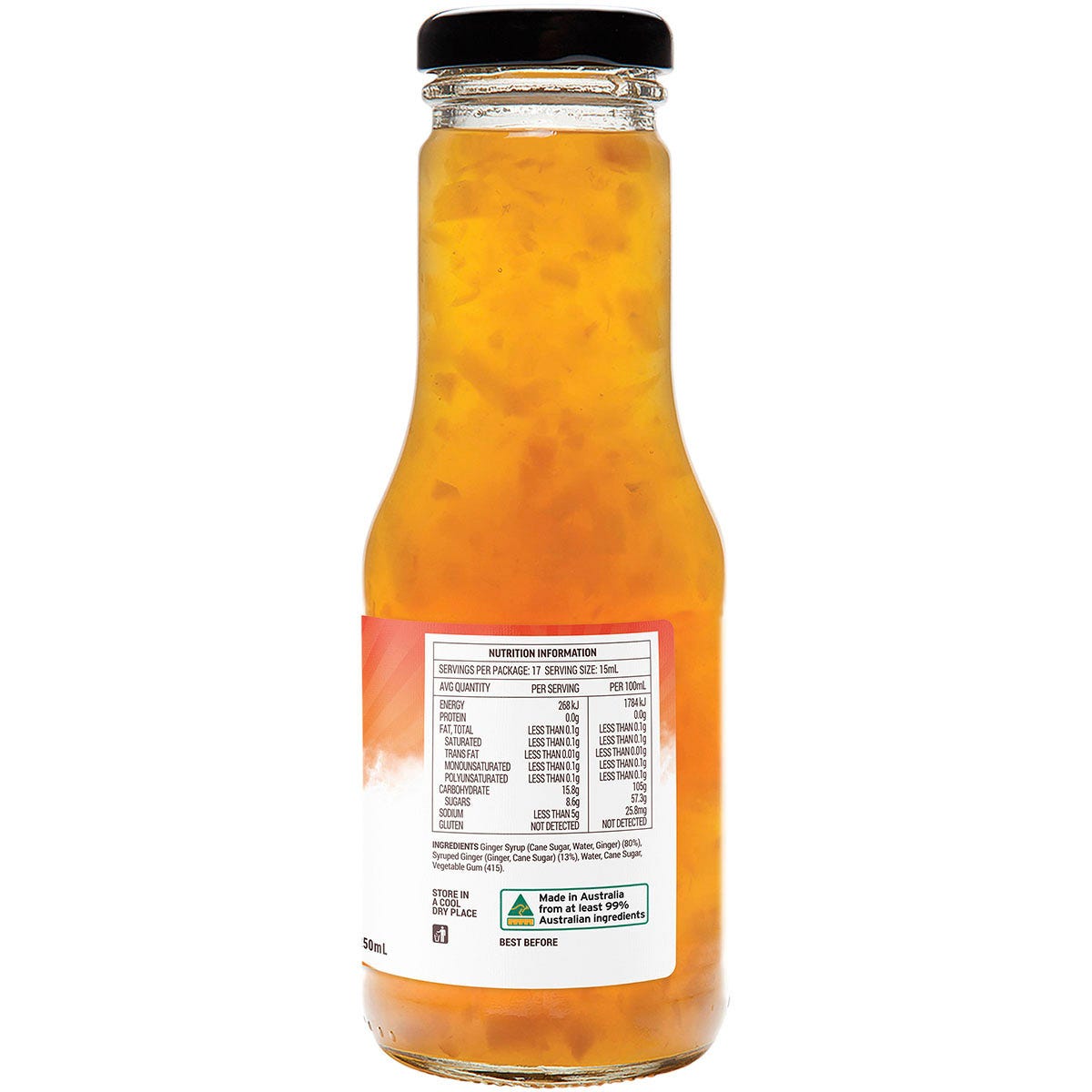 Buderim Ginger Sweet Ginger Sauce 250ml - Buderim Ginger
