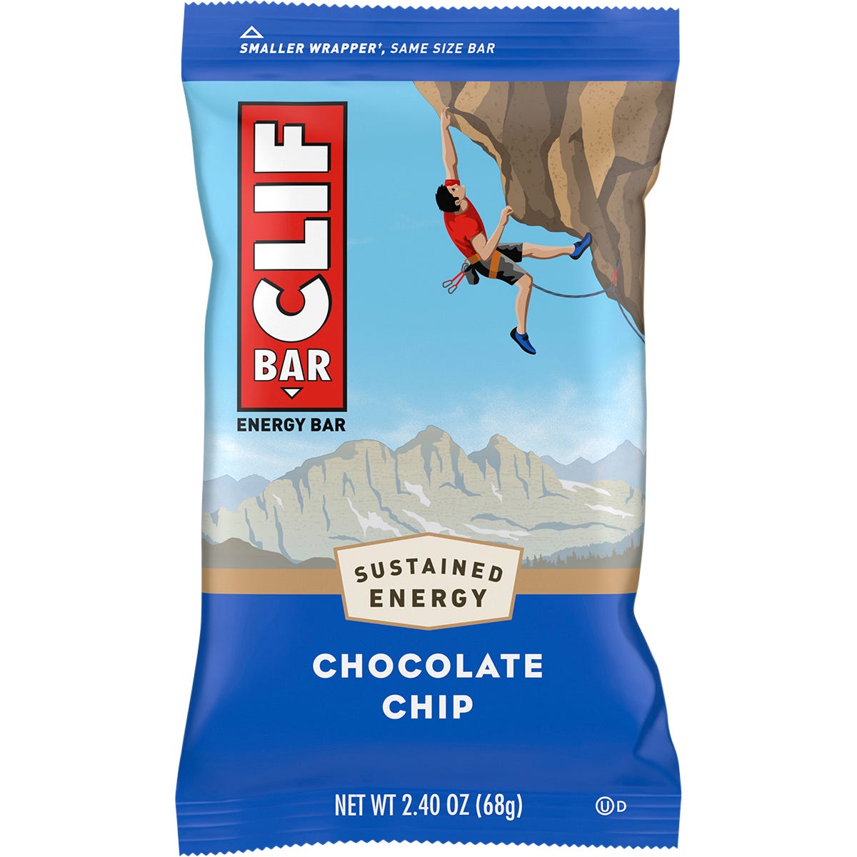 CLIF Energy Bar Chocolate Chip 12x68g - CLIF