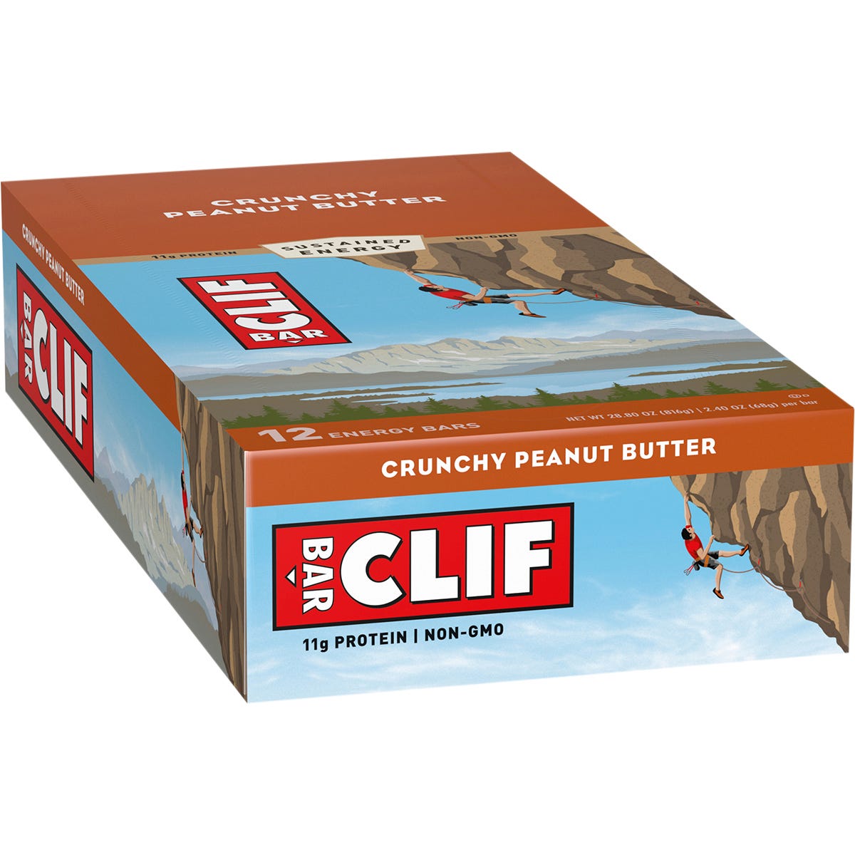 CLIF Energy Bar Crunchy Peanut Butter 12x68g - CLIF