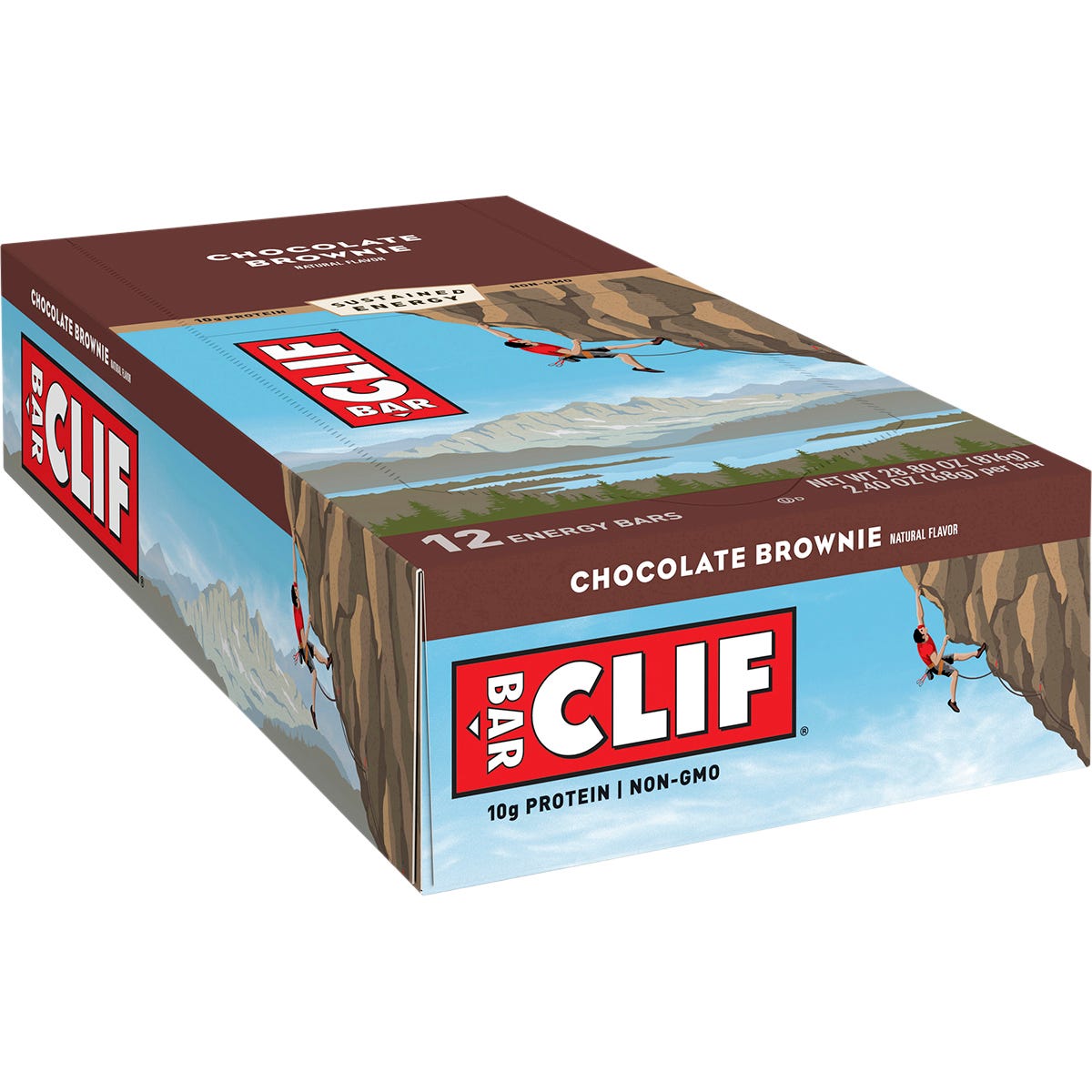 CLIF Energy Bar Chocolate Brownie 12x68g - CLIF