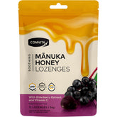 Comvita Manuka Honey Lozenges Elderberry Extract & Vitamin C 12x4.5g - Comvita