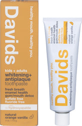 Davids Hydroxi Toothpaste Whitening + Antiplaque Orange + Vanilla 113g - Davids Hydroxi Toothpaste