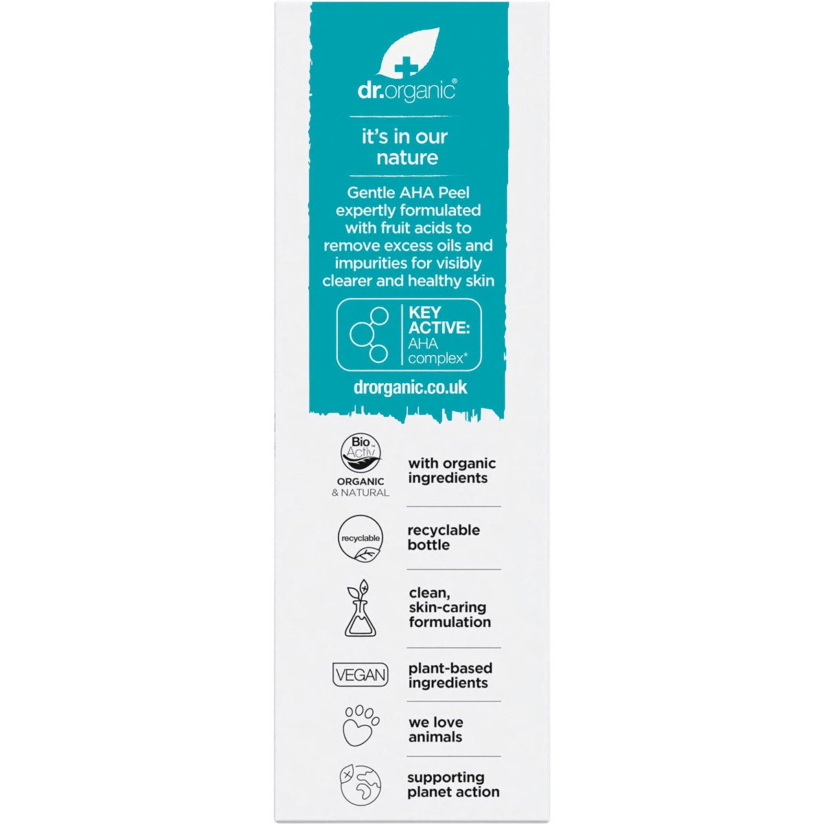 Dr. Organic AHA Peel Skin Clear 30ml - Dr. Organic