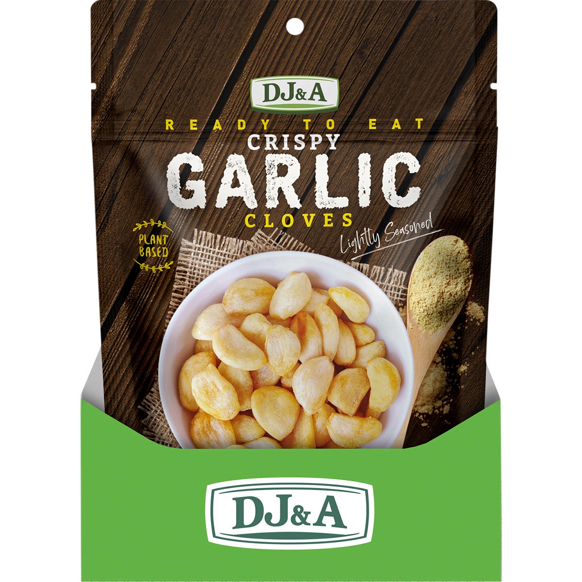 DJ&A Crispy Garlic Cloves 12x45g - DJ&A