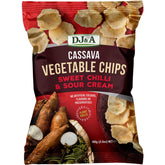 DJ&A Cassava Vegetable Chips Sweet Chilli & Sour Cream 5x100g - DJ&A