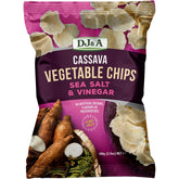 DJ&A Cassava Vegetable Chips Sea Salt & Vinegar 5x100g - DJ&A