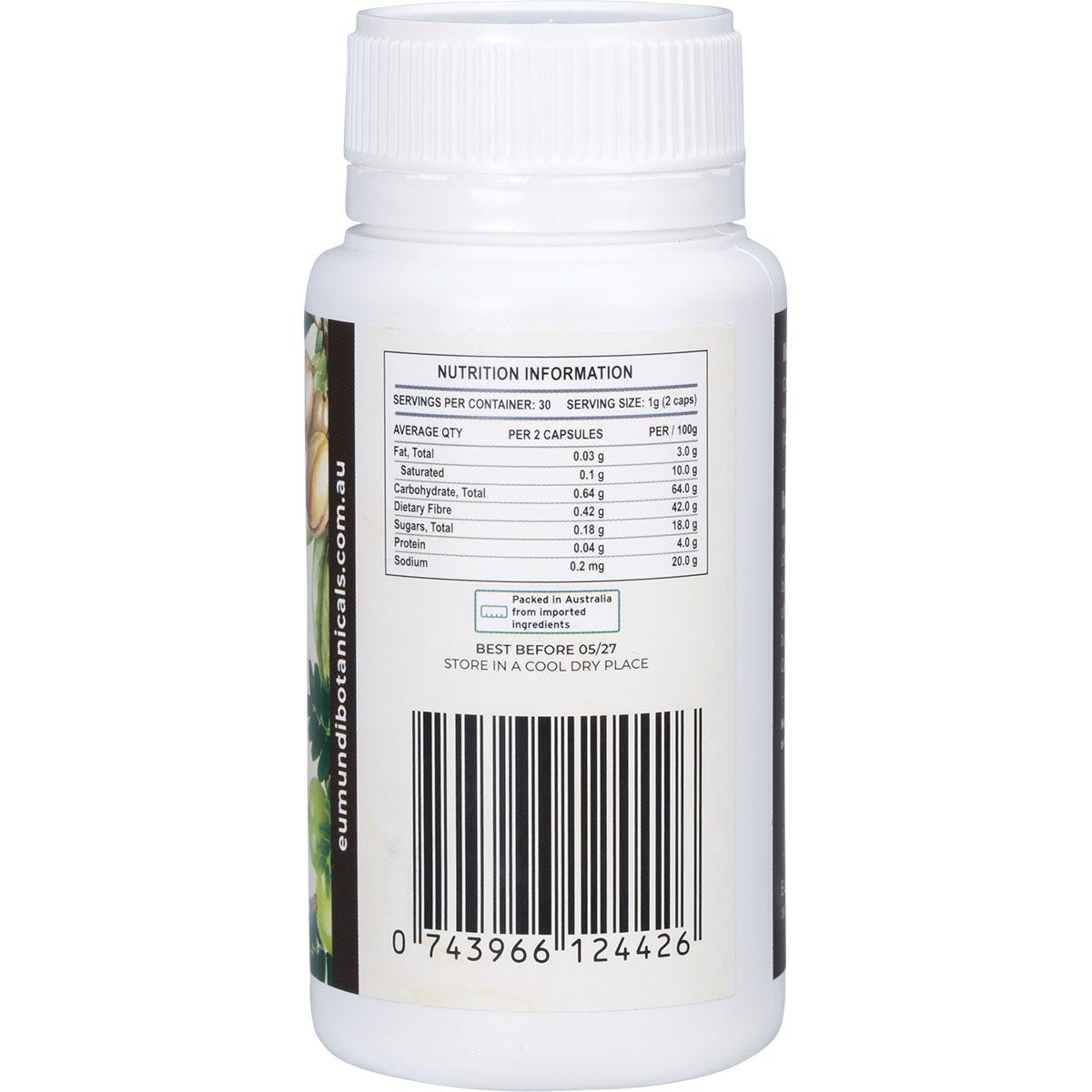 Eumundi Botanicals Ayurvedic Digestive Cleanse 60 Caps - Eumundi Botanicals