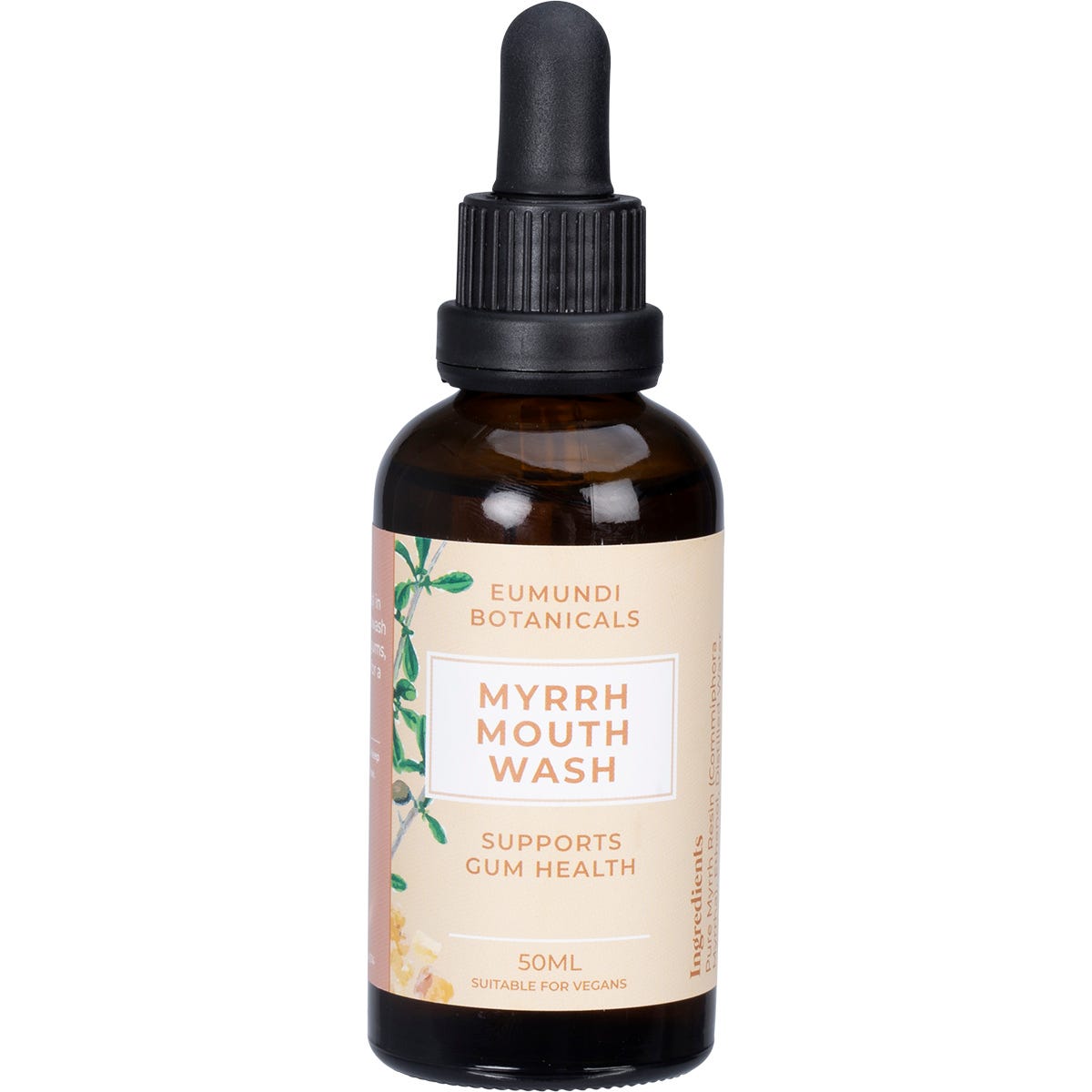 Eumundi Botanicals Myrr Mouth Wash 50ml - Eumundi Botanicals