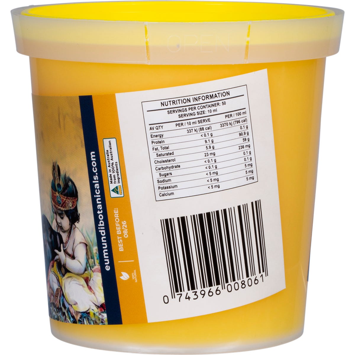 Eumundi Botanicals Dharma Ghee 500ml - Eumundi Botanicals