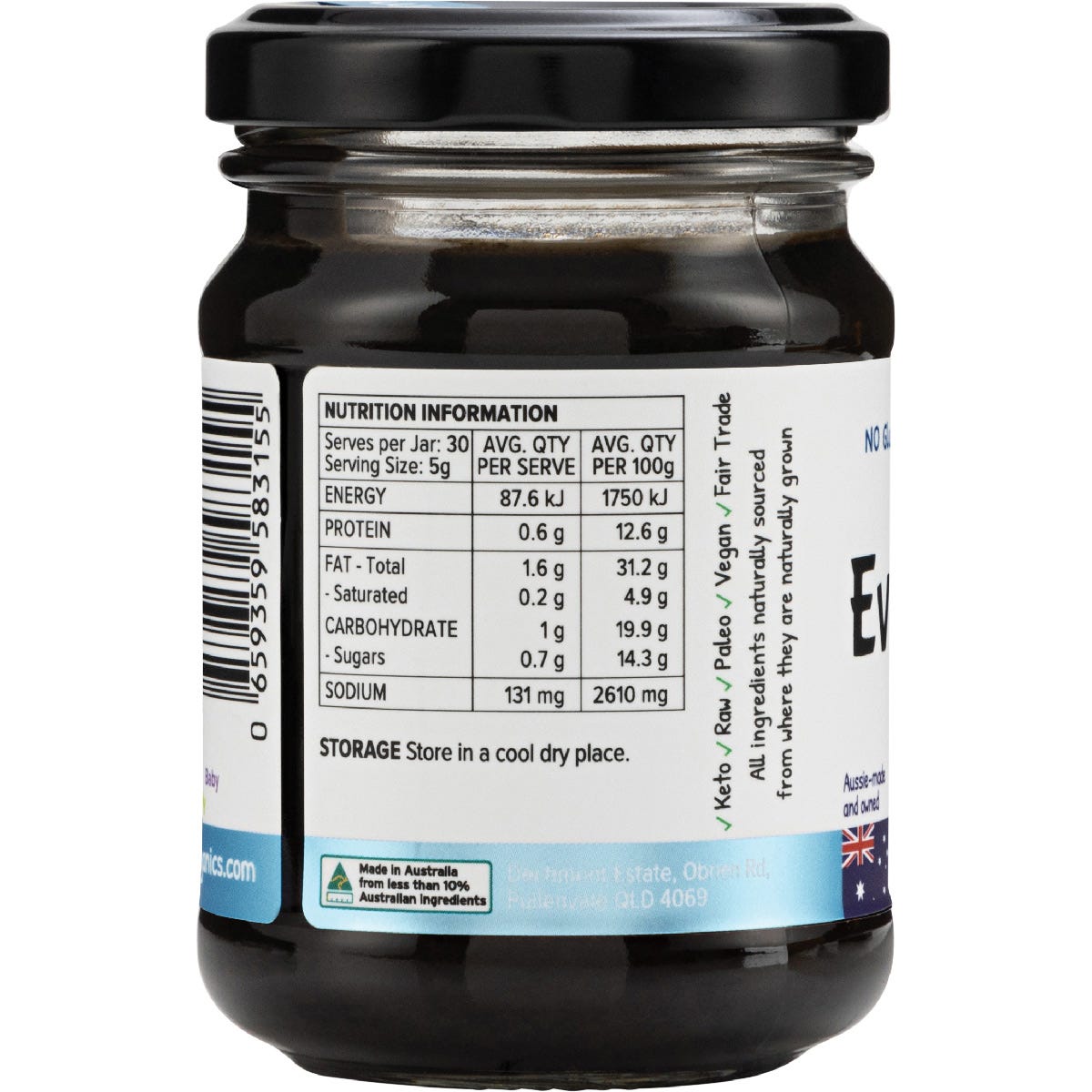 EveryOrganics EveryMite Reduced Aussie Salt 150g - EveryOrganics