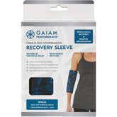 Gaiam Cold & Hot Compression Recovery Sleeve Small - Gaiam