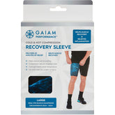 Gaiam Cold & Hot Compression Recovery Sleeve Large - Gaiam