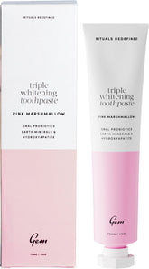 Gem Toothpaste Triple Whitening Pink Marshmallow 110g - Gem
