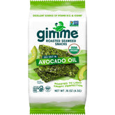 GIMME Roasted Seaweed Snacks Sea Salt & Avocado Oil 6x4.5g - GIMME