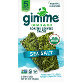 GIMME Roasted Seaweed Snacks Grab & Go Sea Salt 5x4g - GIMME