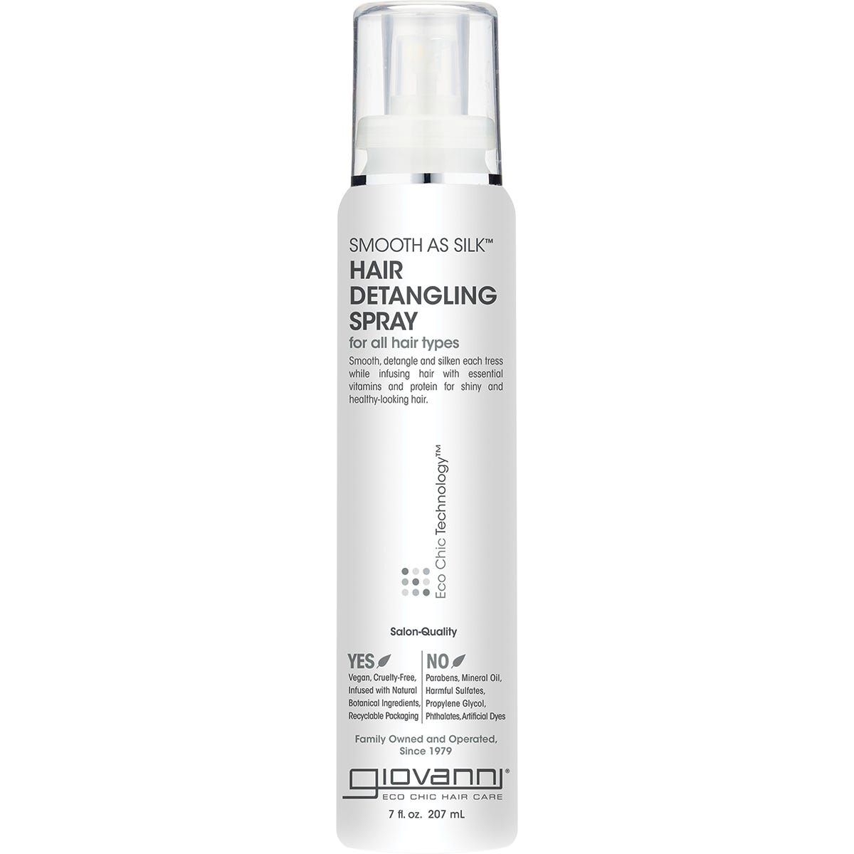 Giovanni Hair Detangling Spray For All Hair Types 207ml - Giovanni
