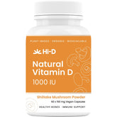 Hi-D Natural Vitamin D 1000 IU 60 Caps - Hi-D