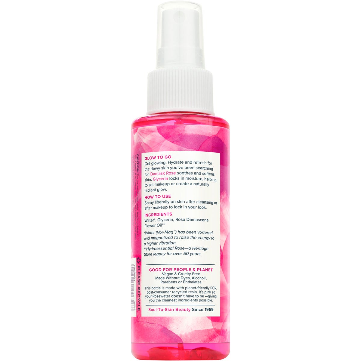 Heritage Store Rosewater & Glycerin Hydrating Facial Mist 118ml - Heritage Store