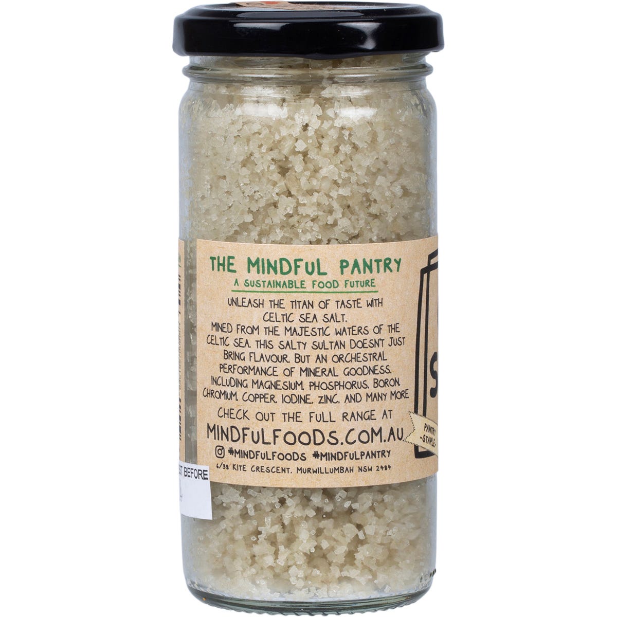 Mindful Foods Celtic Sea Salt 250g - Mindful Foods