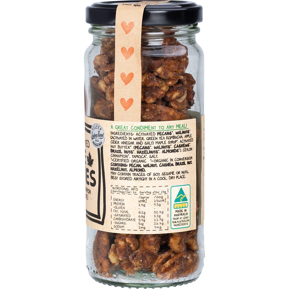 Mindful Foods Maple Munchies Organic & Activated 100g - Mindful Foods