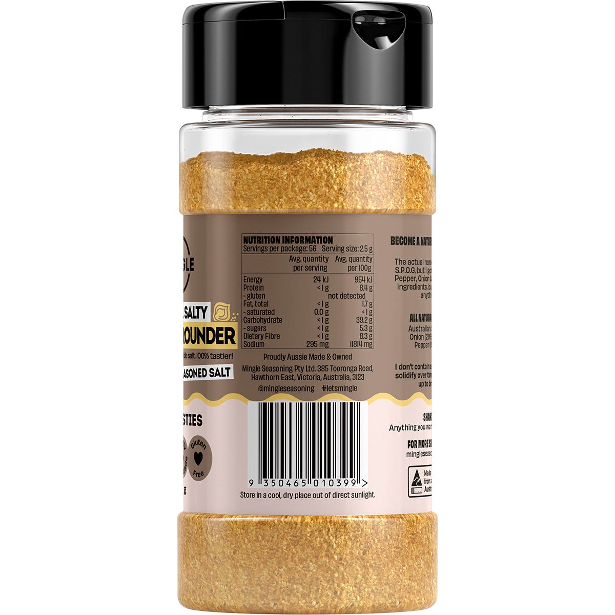 Mingle Meat All Rounder All Natural Seasoned Salt 140g - Mingle