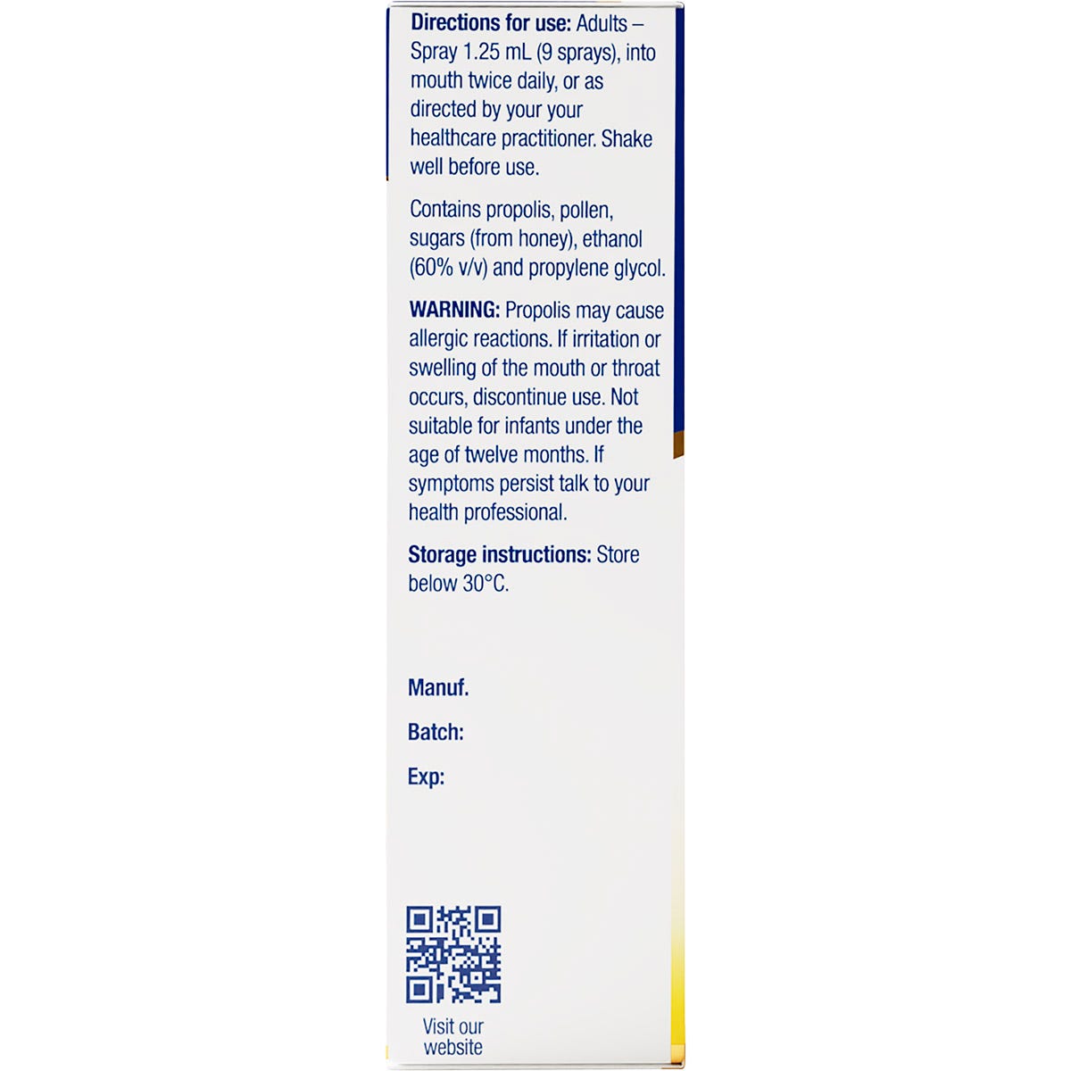 Natural Life Propolis & Manuka Spray 30ml - Natural Life