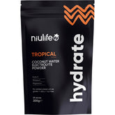 Niulife Hydrate Electrolyte Powder Tropical 200g - Niulife