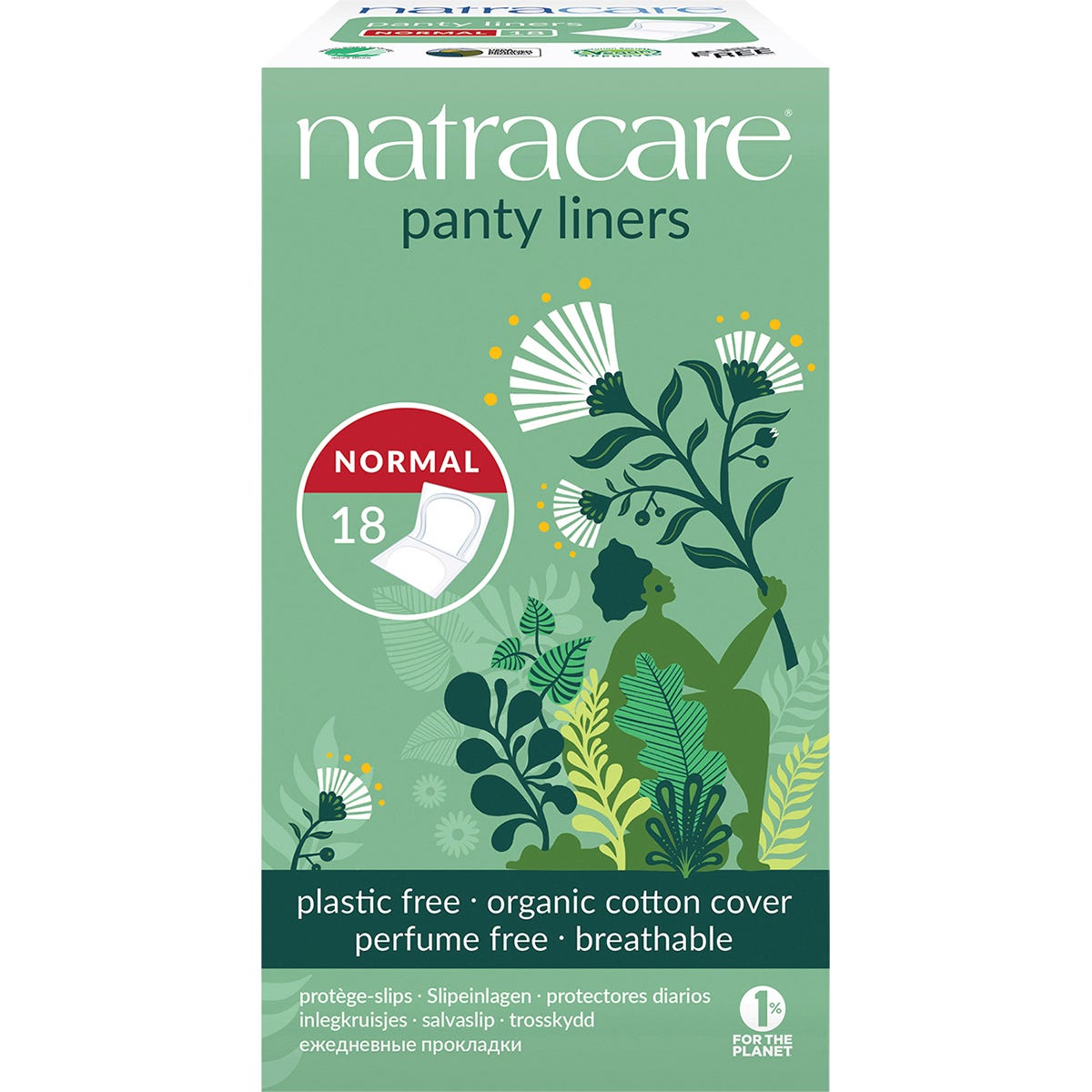 Natracare Panty Liners Normal 18pk - Natracare