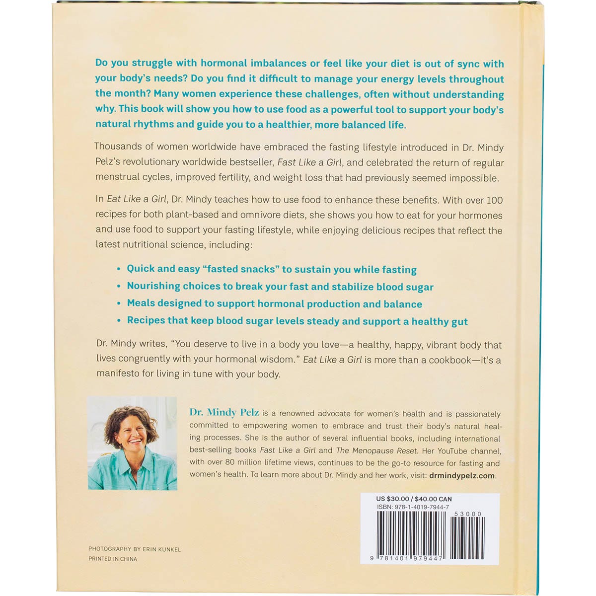 Book Eat Like a Girl by Dr. Mindy Pelz - Book