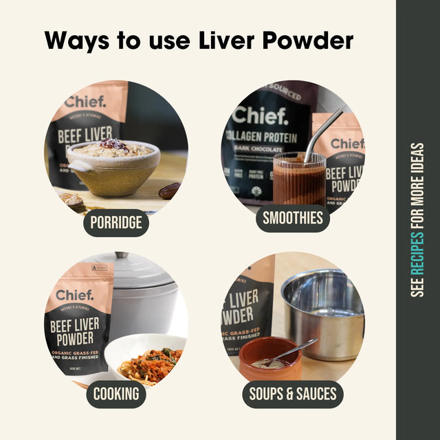 Chief Organic Beef Liver Powder