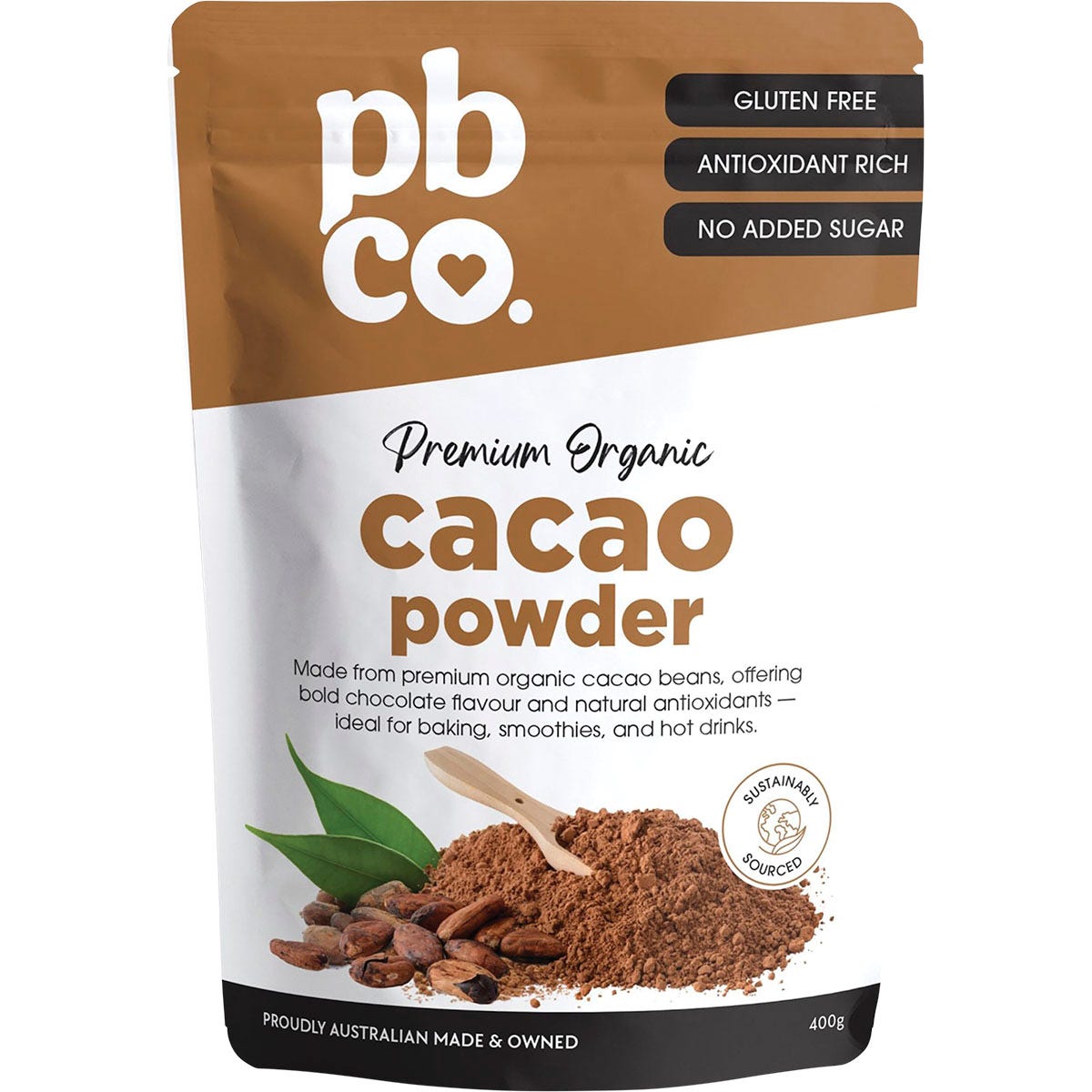 PBco Organic Cacao Powder 400g - PBco