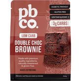 PBco Double Choc Brownie Low Carb 300g - PBco