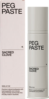 Peg Paste Natural Toothpaste with Hydroxyapatite Sacred Clove 190g - Peg Paste